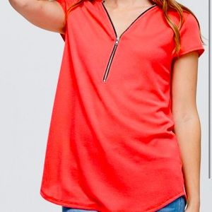 White Birch Medium coral shirt